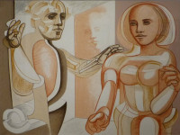 Sala Harry Recanati - Arnold Belkin - Mexico - serigrafia - 56 x 76 cms